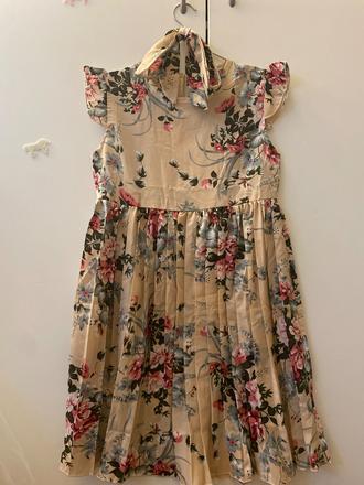 Predam dievčenské letné šaty veľ.160 cm, 158