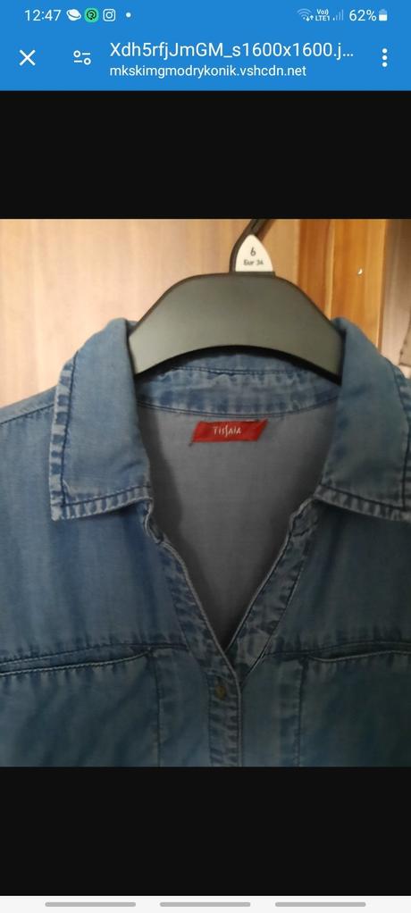 Značkove letné riflove šaty veľ. m, m