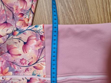 Jarný prechodný overal s kvetinkami veľ. 74, 74