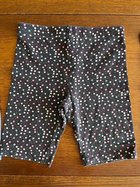 Farebné krátke legínky - trojset, kids,128