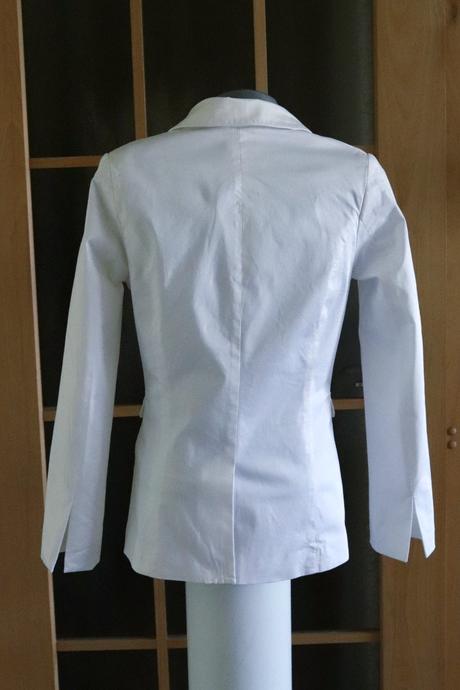 Biele sako - bezchybný stav, h&m,s