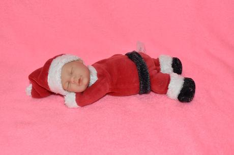 Bábika anne geddes santa klaus,