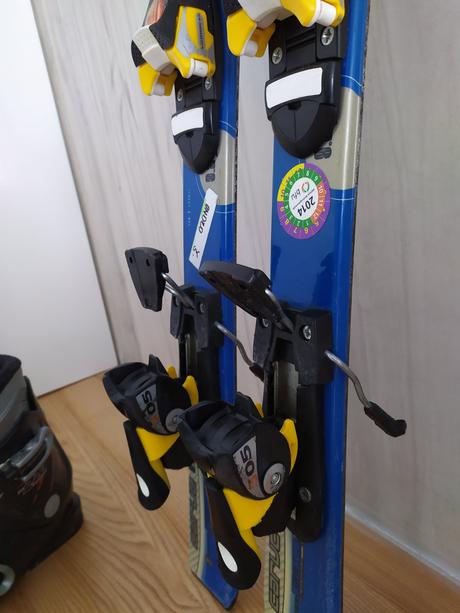 Lyže + lyžiarky technopro, 80-89 cm