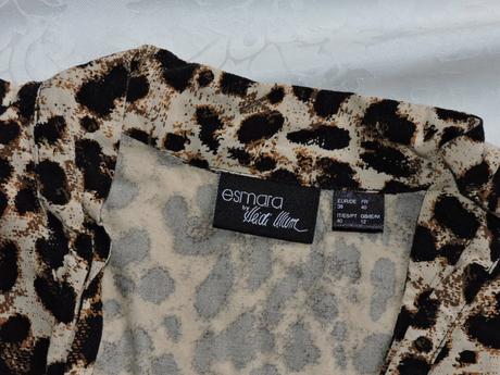 Leopardia blúzka -tunika, esmara,m