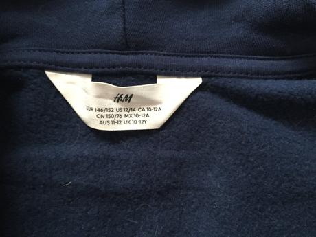 Chlapčenska mikina 10-12 rokov, h&m,146
