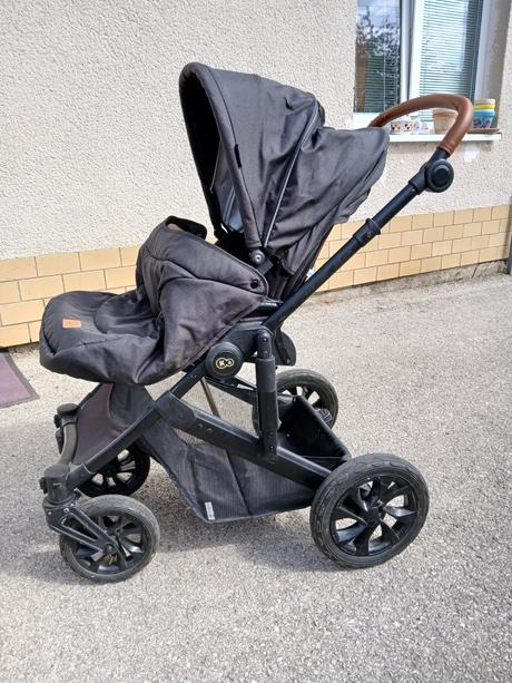 Kombinovaný kočík kinderkraft prime (sivý / grey), kinderkraft,kinderkraft prime