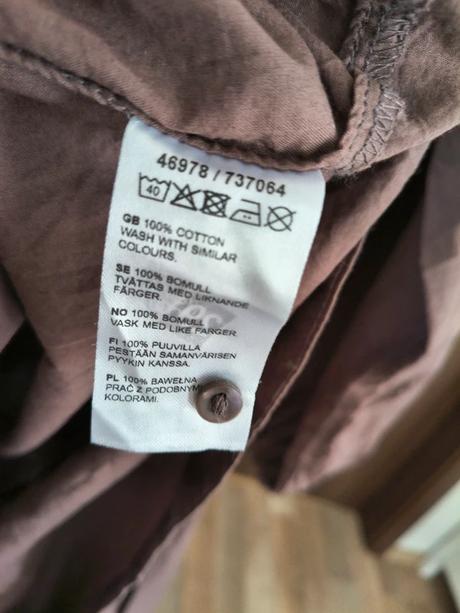 Kappahl bavlnené hnedé voľné šaty s opaskom m-l, kappahl,l