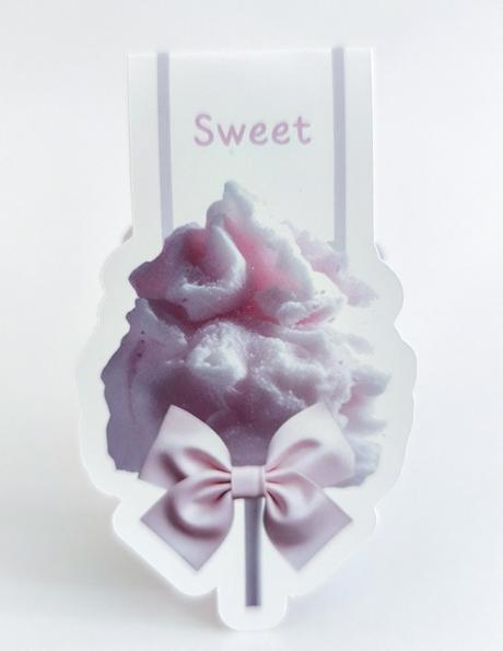 Magnetická záložka - cukrová vata, 