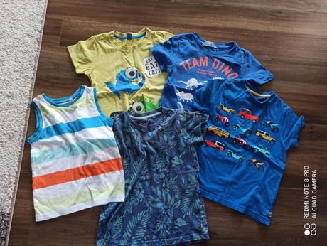 Triko 4ks +tielko 1ks, 110