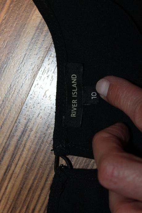 Asymetrická oversize blúzka river island v. s, river island,s
