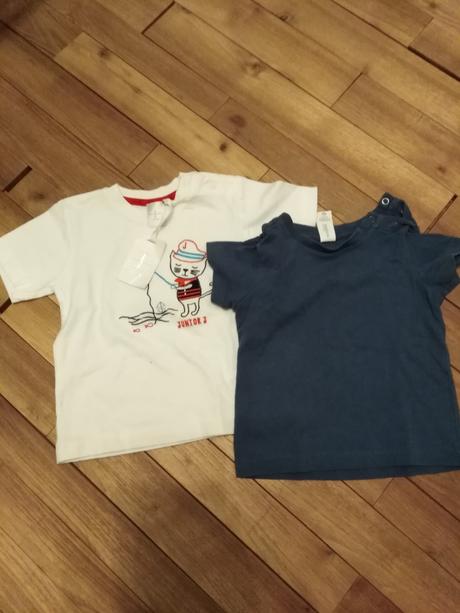 Tričká 2 ks v balení velk. 80, 80