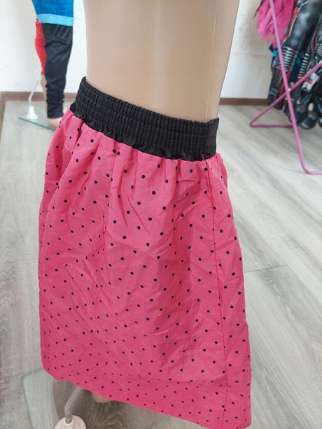 Bodkovaná dievčenská sukňa veľ.116-128, 122