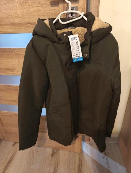 Bunda - vetrovka s kožúškom 152/158, pepco,158