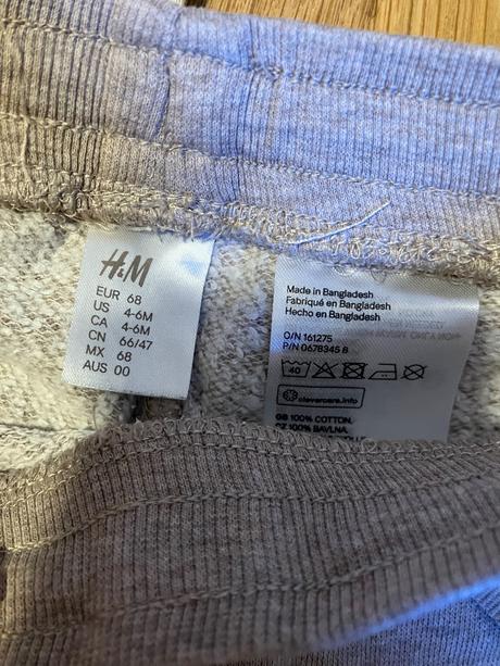 Teplaciky (2ks cena spolu), h&m,68