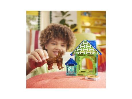 Magna-tiles dog house,