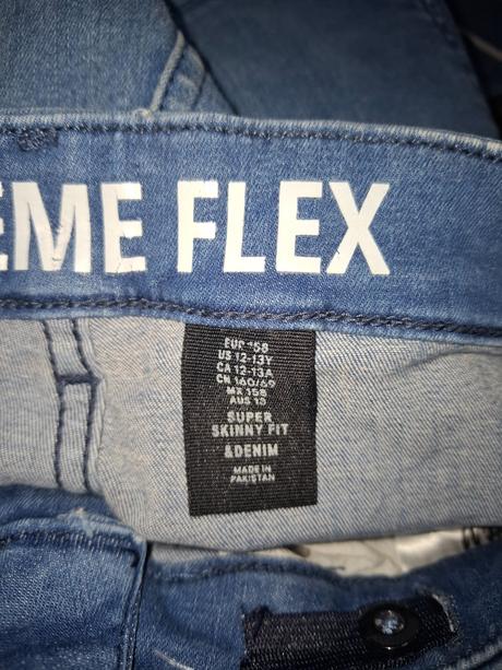 Chlapčenske rifle, denim,158