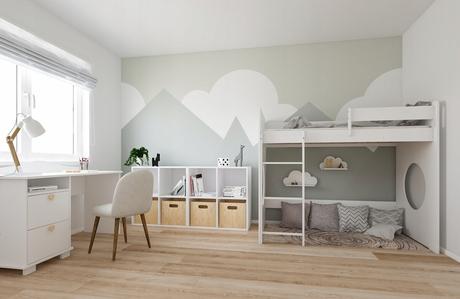 Detská vyvýšená posteľ, šírka (cm): 80,dĺžka (cm): 160