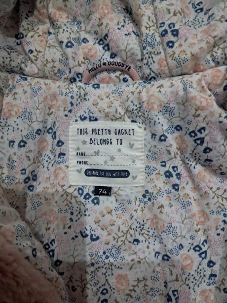 Ruzovy kabatik, baby club,74