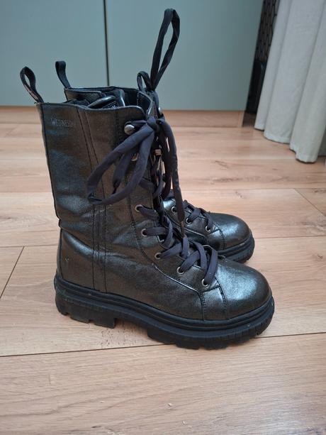 Šnurovacie čizmy, deichmann,36