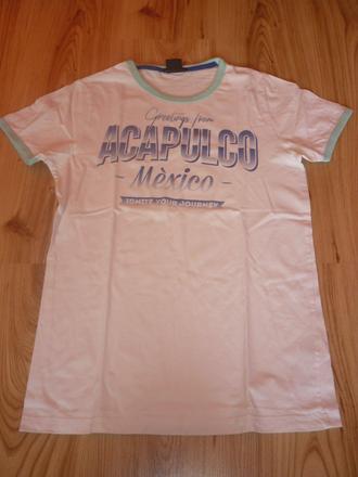 Tričko s nápisom, s