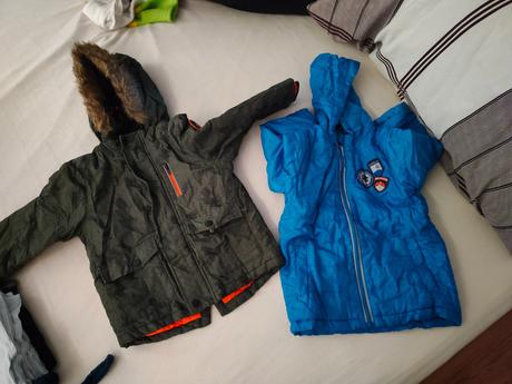 Chlapčenské kabáty, vesta, 104