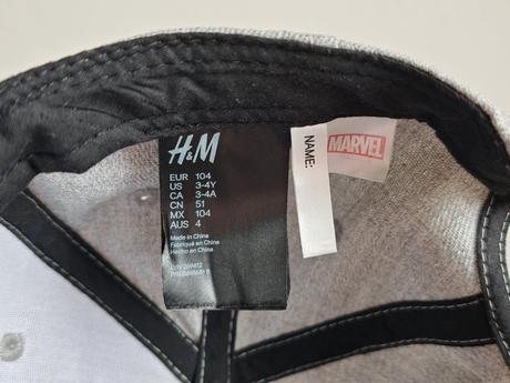 Šiltovka spiderman, h&m,104