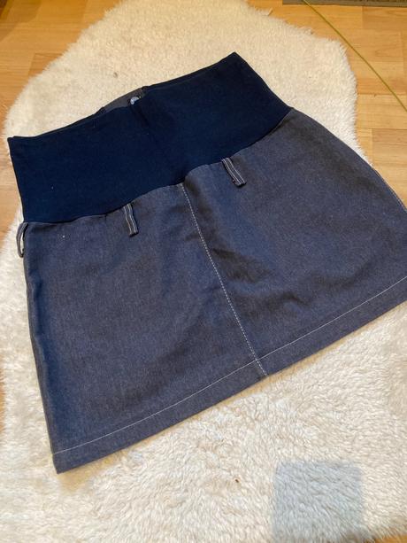 Riflová tehotenská sukňa, yessica,s