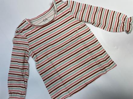 Bavlnené pruhované tričko, c&a,104