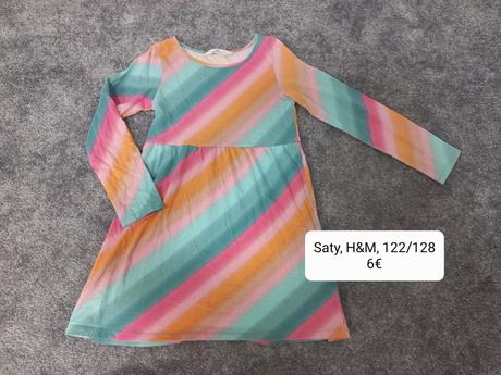 Saty farebne, h&m, 122/128, h&m,128