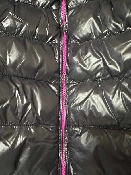 Prešívaná vetrovka s neónovou ružovou zn. uncs, l / m