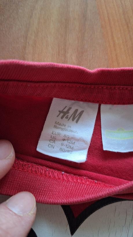 Tričko, h&m,80