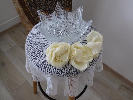 Kryštálová miska v tvare hviezdy-top top stav,, 