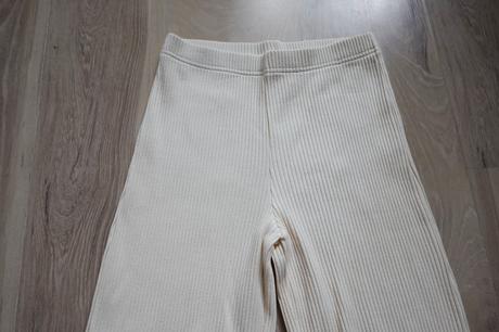 Vrúbkované úplet. nohavice h&m, h&m,xs