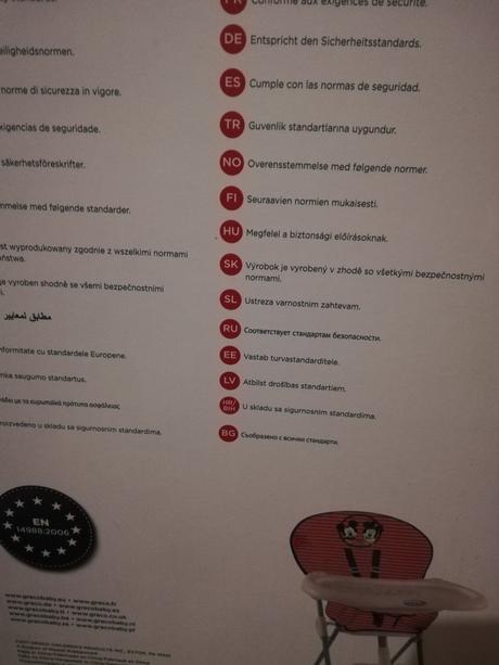 Graco mickey mouse jedalensky stôl, 