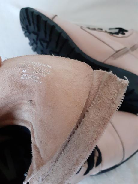 Dámske kožené topánky workery zara č.41, zara,41