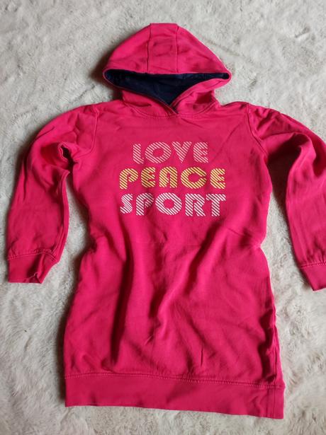 Mikinové šaty., bonprix,140