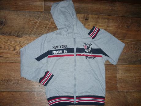 Mikina šedá 2ks, lupilu,110