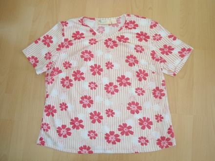 Kvetovane tricko, xxl
