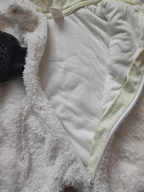 Teplý plyšový prechodný overal, 62