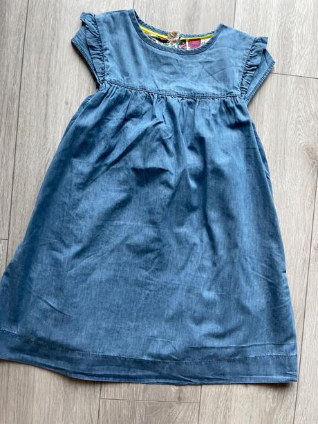 Riflové šaty od boden, mini boden,128