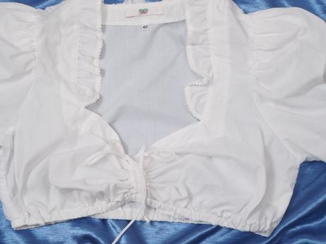 Biela krojová blúzka country line, 42