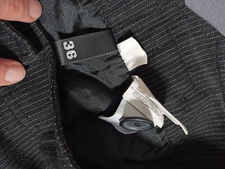 Nohavice s podšívkou, h&m,36