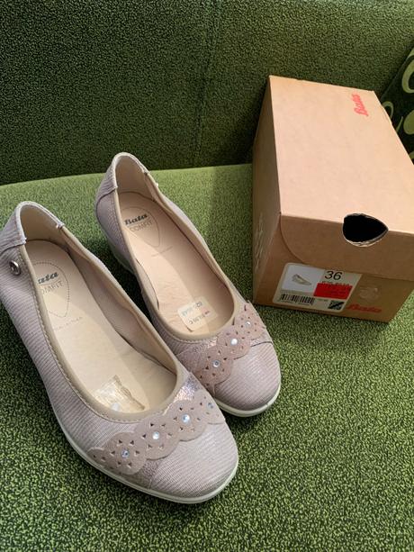 Topánky na platforme, baťa,36