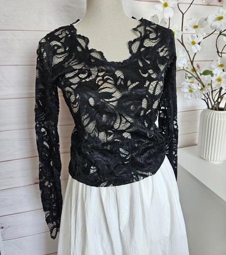 Krásna čipková blúzka vero moda, vero moda,m