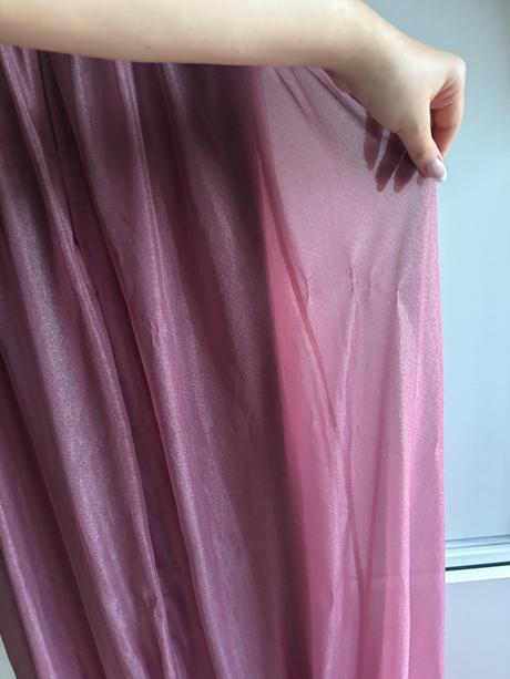 Ružové dlhé spoločenské šaty, m