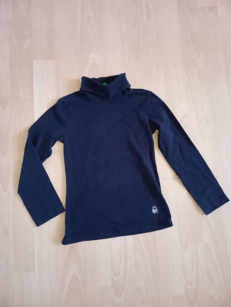 Čierny bavlnený rolák, 116