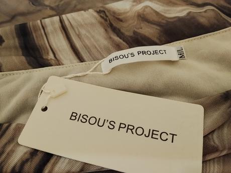 Mramorový off shoulder top bisou s project, 38 / 40 / l / m