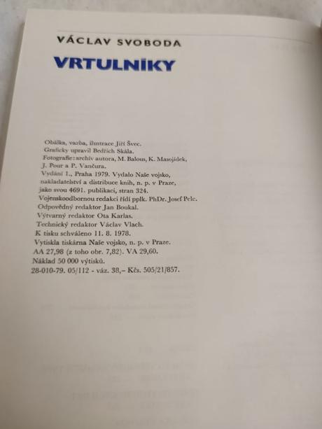 Vrtulníky - václav svoboda, 