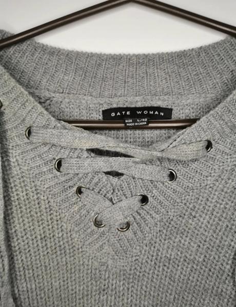 Gate sveter so šnurovaním, gate,l