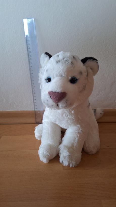 Plyšák biely tiger, 